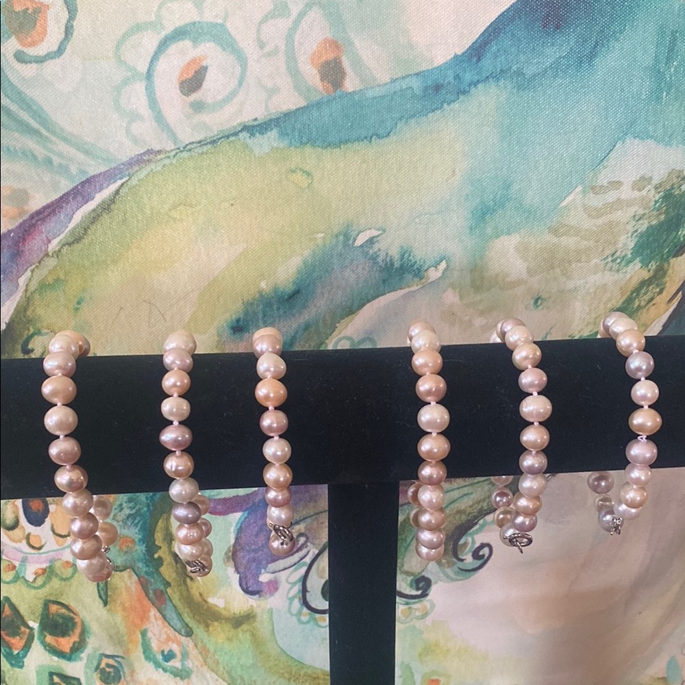 Elegant Pearl Bracelet lot freshwater pearls wholesale lot retails $300